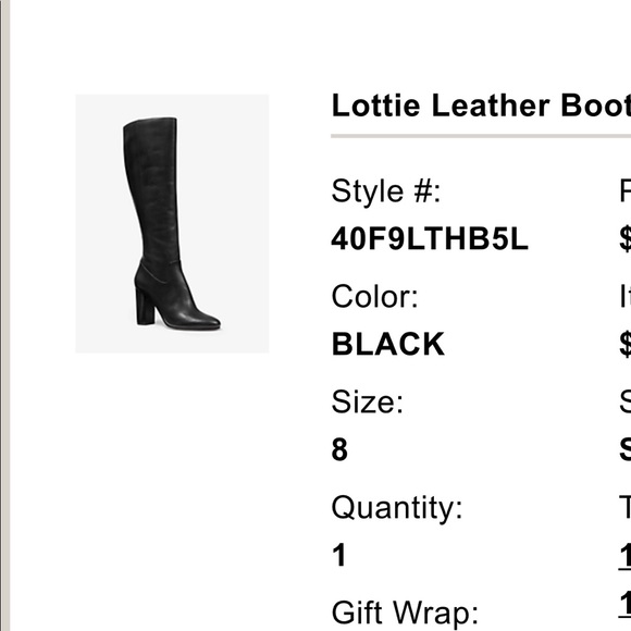 Michael Kors knee high boots - Picture 1 of 2